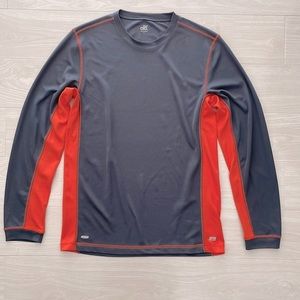 Alo Grey & Orange CoolFit Jersey